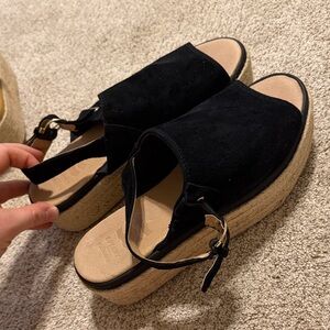 Black Platform Sandals